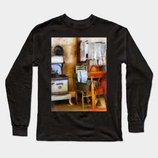 Housekeepers - Laundry Drying in Kitchen Long Sleeve T-Shirt